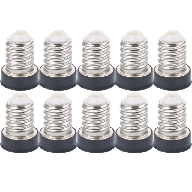 10pcs Bulb Adapter E14 To E12 Light Converter Screw Light Converter Accessory
