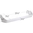 thumbnail image 2 of QRInnovations Support de Porte de Réfrigérateur Blanc, Compatible avec Frigidaire 240535201 AP3214686 PS7, 2 of 7