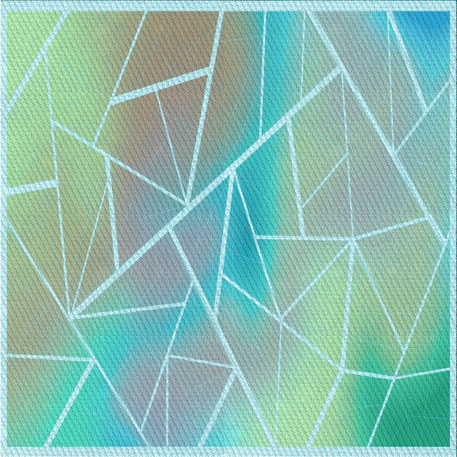 Ahgly Company Tapis d'Intérieur Lavable à la Machine, Carré, Transitionnel, Bleu Cadet Vert, Tapis de Zone, 5 Pieds Carré