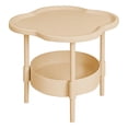 thumbnail image 1 of Tier Side Table End Table Side Table Small Sofa Coffee Side Tables Bedroom Indoor Outdoor With Removable Tray For Living Room Bedroom Balcony And Easy To Assemble, 1 of 1