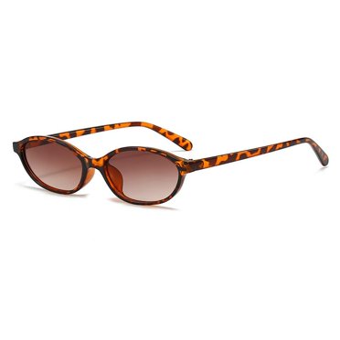 Vintage Oval Frame Sunglasses Women Luxury Brand Designer Small Oval Frame Anti Blue Light Glasses Retro Fashion Men Eyegalsses
