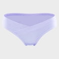 thumbnail image 4 of XZNGL Ladies Comfortable Prenatal Solid Color Large Size Abdominal Panties Low Waiste Underpants, 4 of 5