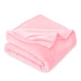 thumbnail image 1 of Bare Home Microplush Fleece Blanket - 300 GSM - Fuzzy Microfleece - Soft & Plush - King, Light Pink, 1 of 5