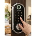 thumbnail image 2 of Smart Lock Fingerprint Electronic Deadbolt Door Lock with Keypad-Bluetooth,Keyless Entry Smart Deadbolt,Free App Control,IC Card,Ekeys Sharing,Passcode,Auto Lock,Support Google Home, 2 of 4