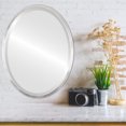 thumbnail image 2 of London Framed Oval Mirror - Silver Leaf Brown - 23" x 29", 2 of 7