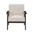 thumbnail image 4 of CorLiving Greyson Mid-Century Modern Solid Wood Frame Upholstered Cushion Indoor Armchair, 4 of 9