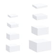 thumbnail image 4 of GUOOL Présentoir Cube en Acrylique 8x Rehausseur Emboîtable Supports pour Aliments Gâteau Dessert Blanc, 4 of 9
