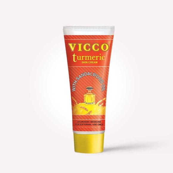 Vicco Turmeric Skin Cream with Sandalwood Oil 4 pack (4 X 70g)