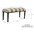 thumbnail image 2 of Banc En Bois 4 Pièces Et Tabourets Set (Geo Tousled), 2 of 3