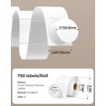 thumbnail image 2 of MUNBYN 2 Inch Circle Thermal Sticker Labels, Self-Adhesive Round Labels, Multi-Purpose Roll Thermal Stickers for Business, 4 Rolls/3000 Sheets, 2 of 8