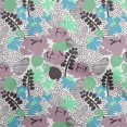 thumbnail image 1 of oneOone Silk Tabby Green Fabric Abstract Sewing Material Print Fabric By The Yard 42 Inch Wide, 1 of 4