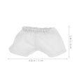 thumbnail image 2 of BRIGHTFUFU 4Set Baby Accessories For Dolls White Plush Material For Playtime, 2 of 8