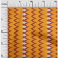 thumbnail image 1 of oneOone Tissu Polyester Lycra Chevron Imprimé Ikat Tissu au Mètre 56 Pouces de Large, 1 of 4