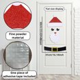 thumbnail image 3 of Transemion Festive Décor Christmas Window Sticker With Adorable Cute Cloth Christmas Window Stickers Door Decal Elk head 1Set, 3 of 6