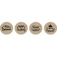 thumbnail image 2 of Darling Souvenir chocolate Candy Labels 190 Pcs Quinceanera Party Theme Stickers-Beige, 2 of 2