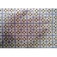 thumbnail image 4 of oneOone Cotton Silk Fabric Check Ikat Print Fabric By Yard 42 Inch Wide, 4 of 4