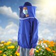 thumbnail image 2 of Beekeeping Suit, Professional Beekeeping Jacket, Breathable High-definition Veil For Beginner Commercial Beekeepers Blue, 2 of 8