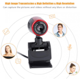 thumbnail image 2 of USB2.0 Webcam Streaming Webcam Auto Focus Webcam Video Calli, 2 of 5