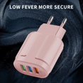 thumbnail image 5 of 3-port USB Charging Head Macaron Color Matching Charging Head Portable USB Charging Head, 5 of 5