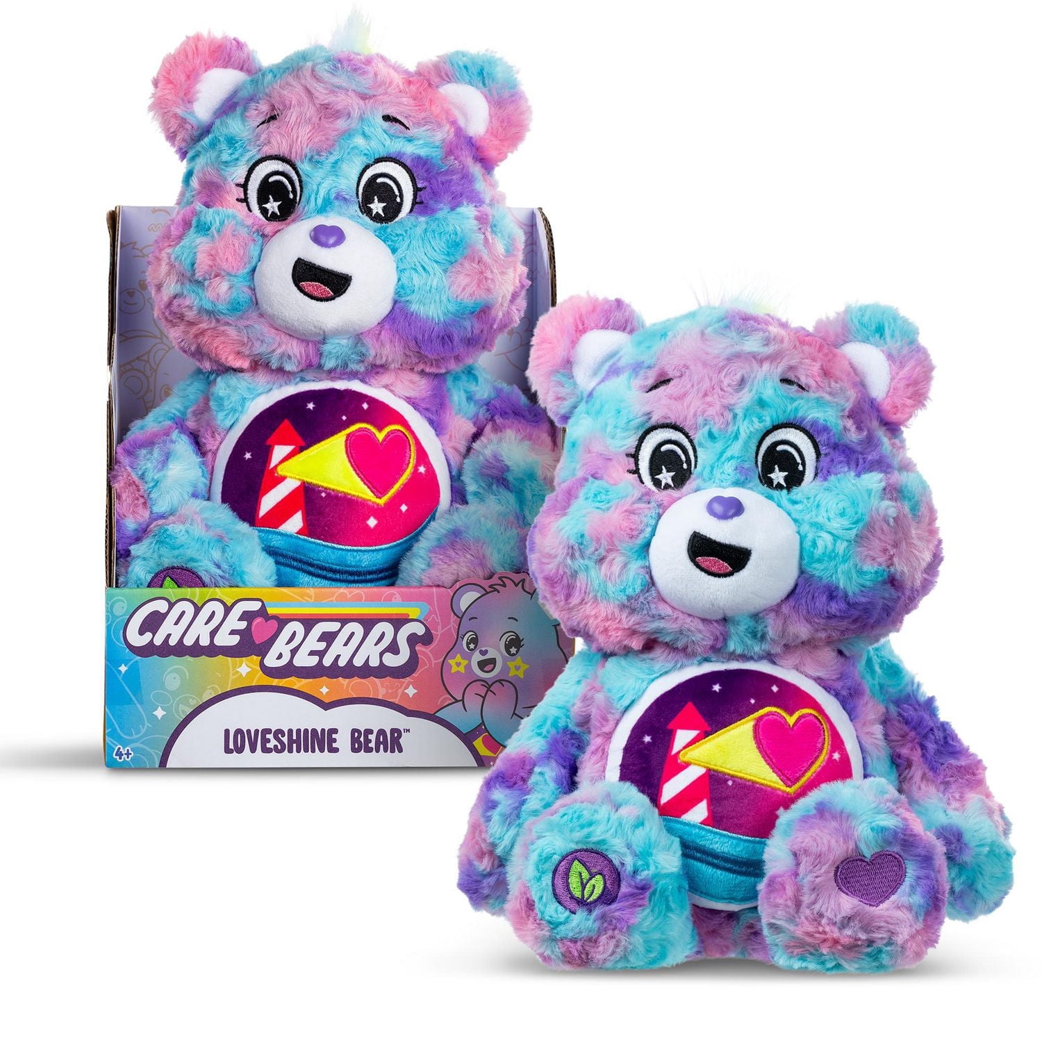 Care Bears Medium Plush - Loveshine Bear