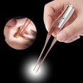 thumbnail image 4 of Ear Wax Removal Tools 3 Pcs With LED Light Ear Spoon Digger And Tweezers For Ear Health Care And Nose Cleaning Pick Nipper For Child Adult, 4 of 8