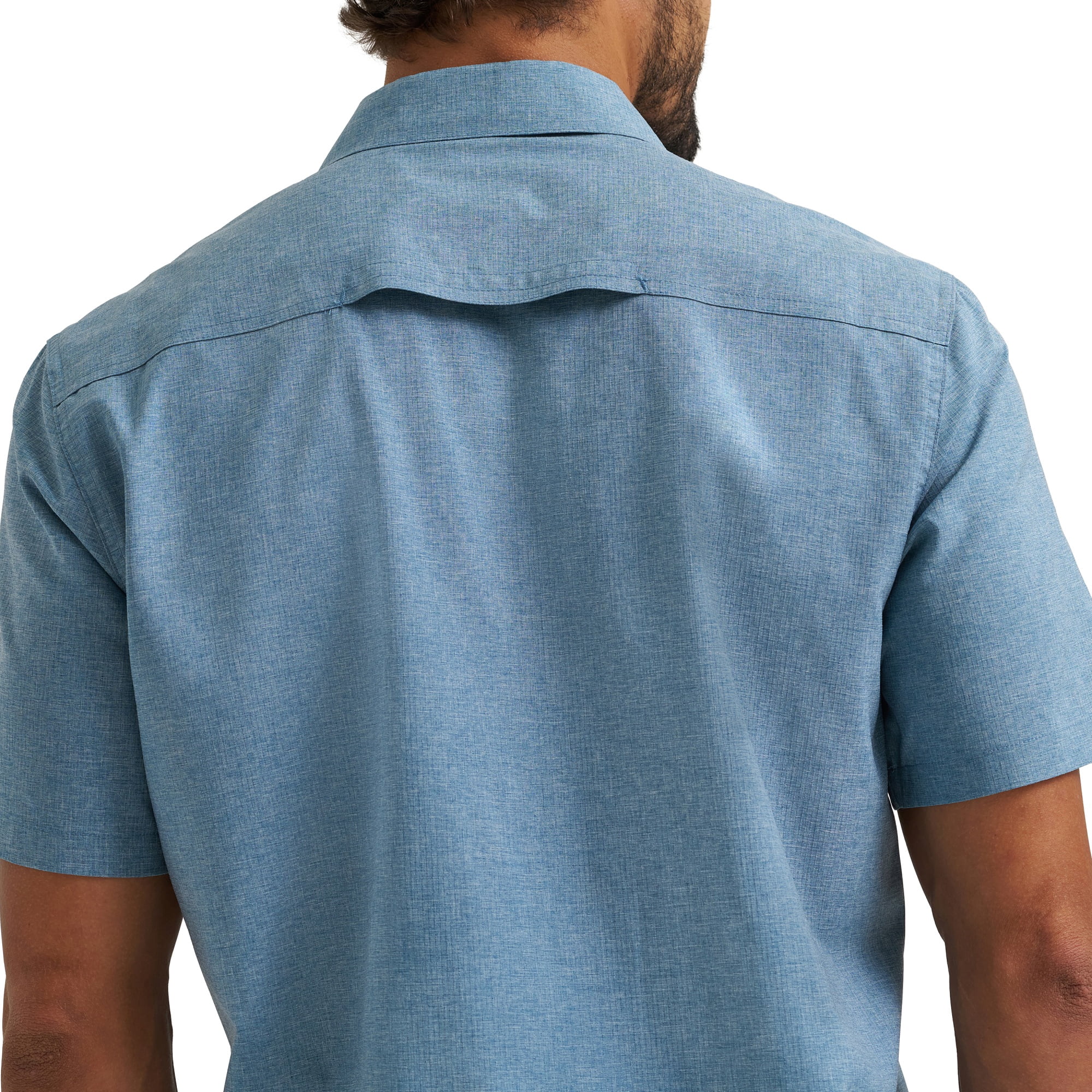 Wrangler® Men's Western Inspired Short Sleeve Single Pocket Shirt
