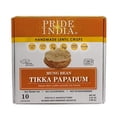thumbnail image 2 of Bean Bites | Mung Munch Lentil Crisp 3.53 oz (100 g)-6 Pack | Round Crunchy Bites | Classic Savory | Plant Based Vegan Crackers, Gluten-Free Healthy Snack, Keto Chips by Pride of India, 2 of 5
