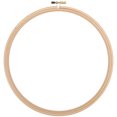 thumbnail image 1 of Frank A. Edmunds Wood Embroidery Hoop W/Round Edges 10"-Natural, 1 of 2