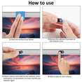 thumbnail image 2 of Lot de 60 Design Ultra Fin Couverture de Caméra Web pour Ordinateur Portable, PC, Ordinateur, pro-Noir, 2 of 3