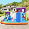 thumbnail image 3 of Costway 6 in 1 Inflatable Dual Slide Water Park Climbing Bouncer Without Blower, 3 of 10