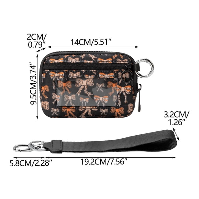 Pochette Étanche avec Fente pour Carte Transparente Série Design Nœud