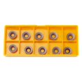 thumbnail image 1 of 10 Pcs Inserts en Carbure RPMT10T3MO Coupeurs pour Outil de Fraisage en Acier de Tour CNC, 1 of 10