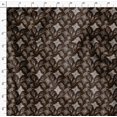 thumbnail image 4 of Soimoi Tissu en Poly Georgette Marron Imprimé Floral Trèfle 1 Yard 52 Pouces de Large, 4 of 6
