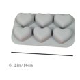 thumbnail image 3 of Oleegame 2PC Cookie Mold Washable Silicone Cake Cake Candy Chocolate Decorating Tray DIY Craft Project Gray, 3 of 8