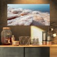 thumbnail image 1 of Crystallized Salt on Dead Sea Beach - Extra Large Seashore Canvas Art, 1 of 3