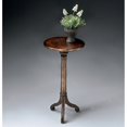 thumbnail image 2 of Butler Specialty Round Accent Pedestal Table in Brown and Gold, 2 of 2
