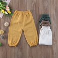 thumbnail image 1 of Pantalon Bouffant Froissé en Coton pour Tout-Petits, Bébés et Enfants Fille Garçon, Pantalon Legging, 1 of 5