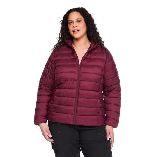 George Women's Plus Packable Puffer Jacket
