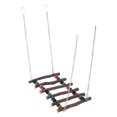 thumbnail image 2 of Parrot Toys,Parrot Swing Suspension Bridge Parrot Swing Suspension Bridge Ladder Toyfor Bird Cage Extended Durability, 2 of 12