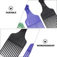 thumbnail image 3 of SHISUYAN 6Pcs Long Tooth Combs Smooth Hair Picks Beard PP Hair Combs Hair Styling Tools, 3 of 9