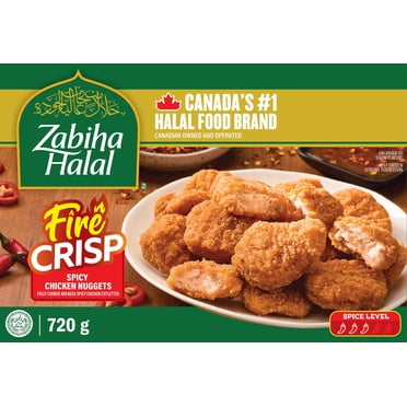 Pépites de Poulet Épicées Panées Piquant Croquant Zabiha HalalMC 720g