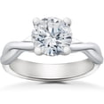 thumbnail image 1 of Grace Monture de Bague de Fiançailles Solitaire à Vigne Torsadée, 1 of 3