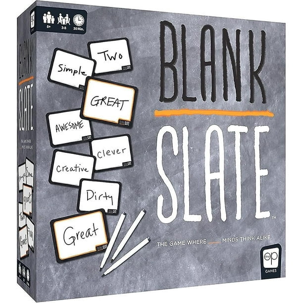 Blank Slate Board Game The Game Where Great Minds Think Alike | Fun Family Friendly Word Association Party Game