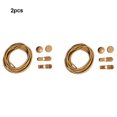 thumbnail image 3 of fastboy 2pair Solid Elasticity Shoe Lace Function Exempt Tying Shoelace With Solid apricot, 3 of 6