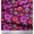 thumbnail image 2 of Soimoi polyester Crepe Fabric Artistic Floral Fabric Prints By Yard 42 Inch Wide, 2 of 3