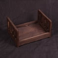 thumbnail image 1 of Lit en Bois pour Bébé Cadeau Accessoire Photo Pose Portable Durable Photographie Prise de Vue (Brun), 1 of 4