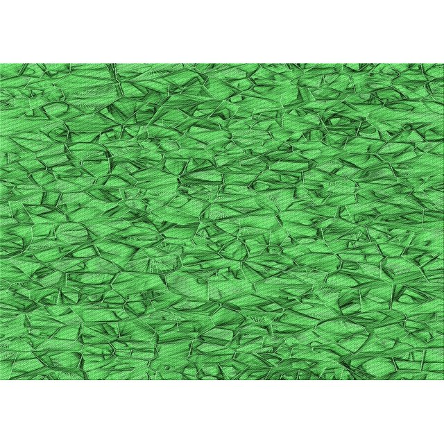 Ahgly Tapis Rectangulaire Lavable en Machine Intérieur Transitionnel Vert Néon, 2 Pieds x 3 Pieds