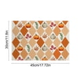 thumbnail image 2 of Fasiaou Fall Placemats, 12 x 18 Inch, Printed Thanksgiving Maple Leaf Linen Table Mats, Seasonal Autumn Holiday Table Decorations for Kitchen, Dining, Party Decor, 2 of 5