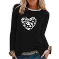 thumbnail image 2 of Chandail Décontracté pour Femmes Motif Patte d'Ours Amour Manches Longues Tupper, 2 of 4