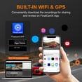 thumbnail image 4 of Kbndieu Dash Cam Dash Cam with Wifi 1296P Fhd Car Driving Recorder 24H Parking Monitoring/Hd Nightc Vision/G Sensor/Loop Recording/Motion Detection/170 Wide Angle/Hdr and Gps Car Accessories, 4 of 9